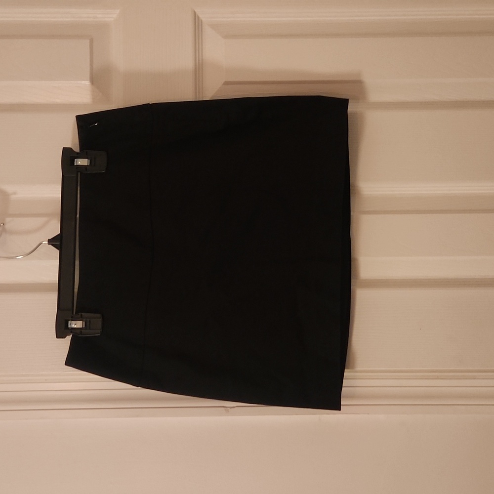 Black mini skirt